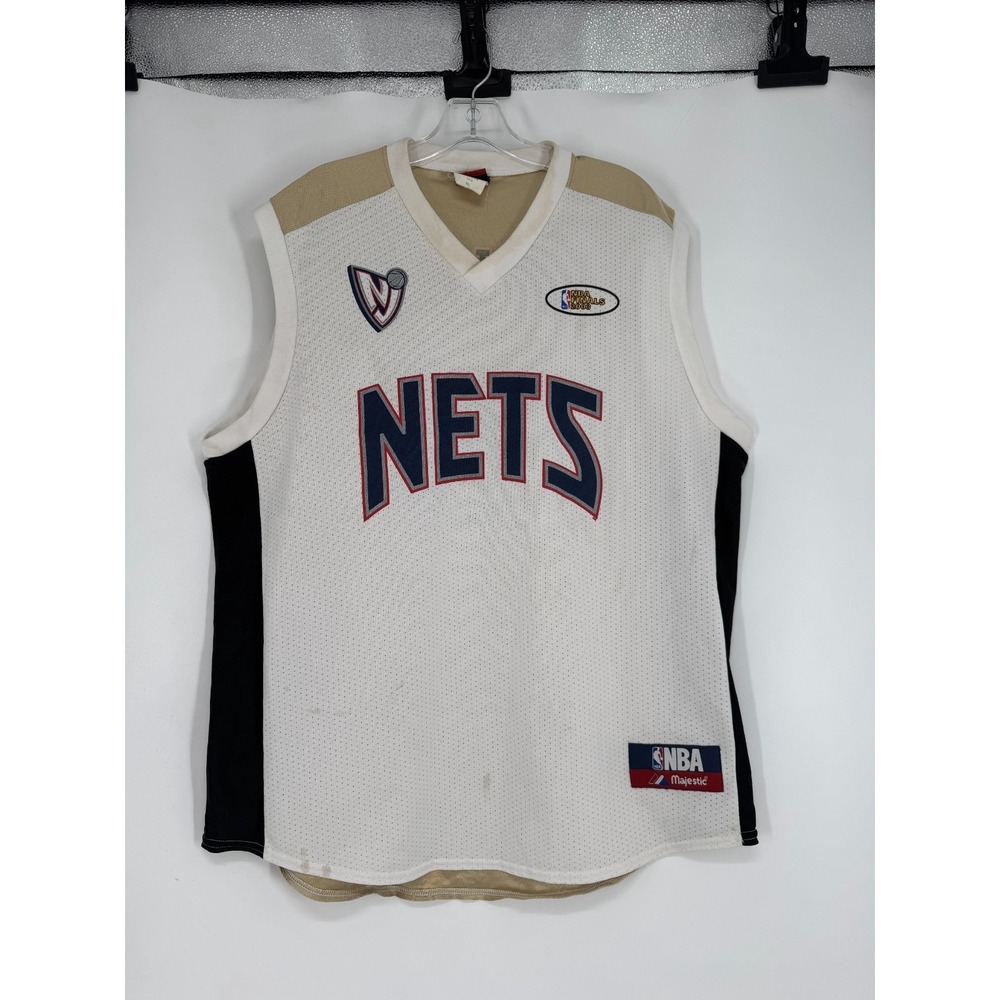 Vintage‎ Majestic Y2K #5 Jason Kidd Brooklyn New Jersey Nets Jersey Mens XL Y2K